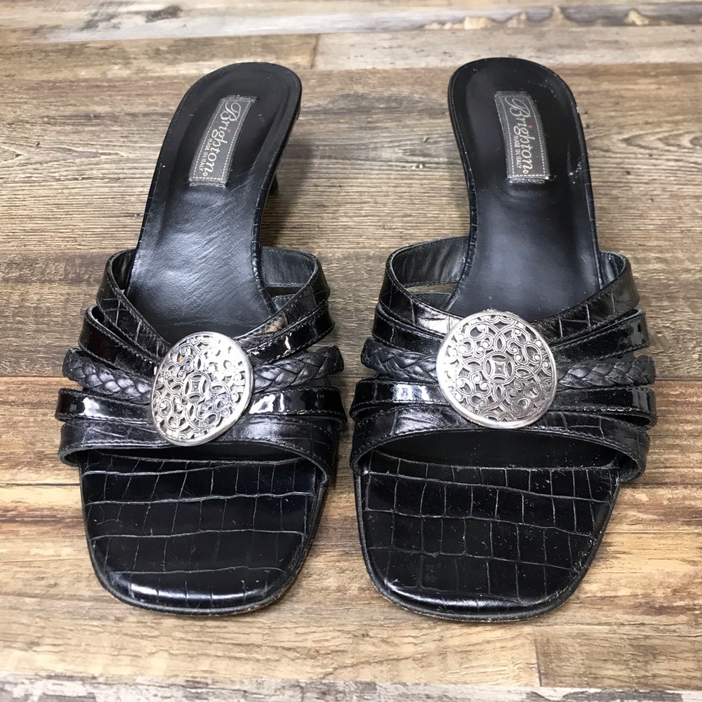 Brighton Kyoto Slip On Kitten Heel Size 9
